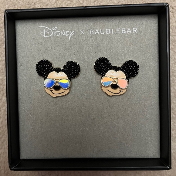 Disney x Baublebar Mickey Sunglasses Earrings - Picture 1 of 1